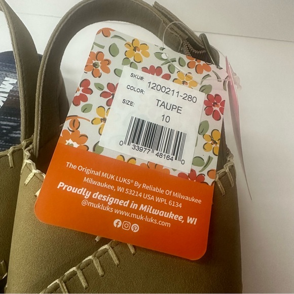 MUK LUKS City Highrise Women’s Taupe Platform Sandals Size 10 - Picture 5 of 8